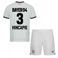 Dětský fotbalový dres Bayer Leverkusen Piero Hincapie #3 2023-24 Venkovní Krátký Rukáv (+ trenýrky)